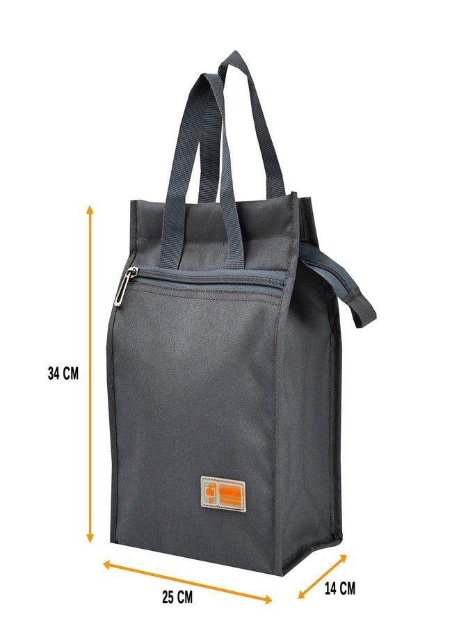Dhariwal Thaili No.3 Tiffin Bag 13in x 9in x 6in TB-402 (Grey) - Small - Image 5